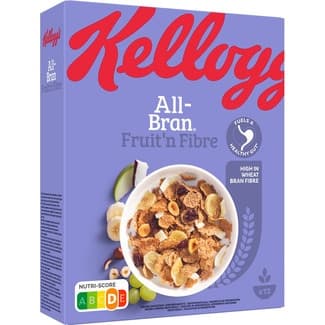 Fruta y Fibra cereales de desayuno integrales con fibra natural paquete 500 g - Kellogg's All-bran