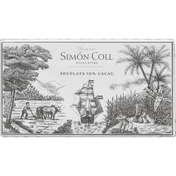 Chocolate negro 50% cacao tableta 200 g - Simon Coll