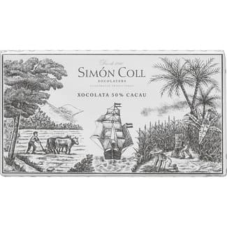 Chocolate negro 50% cacao tableta 200 g - Simon Coll