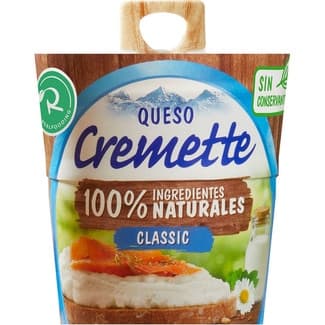 Queso blanco cremoso natural envase 150 g - Cremette