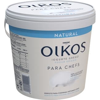 Yogur griego natural sin azúcares añadidos envase 900 g - Danone Oikos
