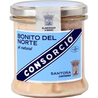 Bonito del norte al natural tarro 200 g neto escurrido - Consorcio