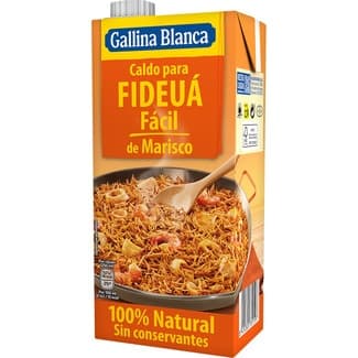Caldo para fideuá de marisco fácil sin gluten envase 1 l - Gallina Blanca
