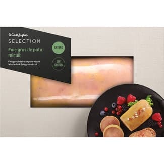 Foie gras entero de pato mi cuit sin gluten envase 250 g - El Corte Ingles Selection
