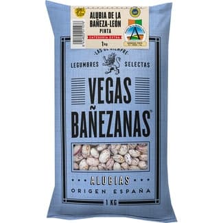 Alubia pinta IGP alubia de la Bañeza-León saco 1 kg - Vegas Bañezanas
