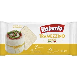 Pan tramezzino blanco paquete 250 g - Roberto