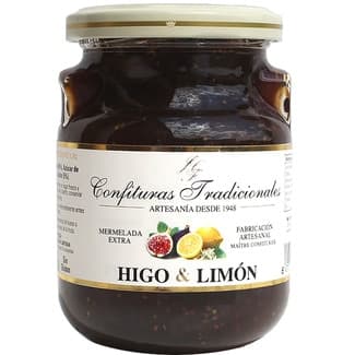 Mermelada extra de higo y limón tarro 300 g - Confituras Tradicionales