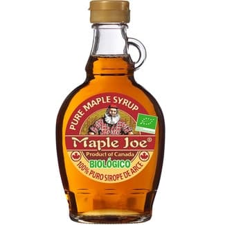 Sirope 100% puro jarabe de arce ecológico frasco 250 g - Maple Joe