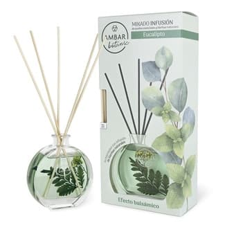 Botanic ambientador mikado aroma eucalipto bote 75 ml efecto balsámico - Ambar