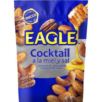 Cóctel de frutos secos fritos con miel bolsa 75 g - Eagle