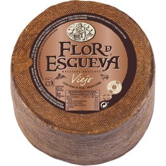 Queso viejo de oveja mini madurado en corteza natural peso aproximado pieza 1 kg elaborado con leche cruda - Flor De Esgueva