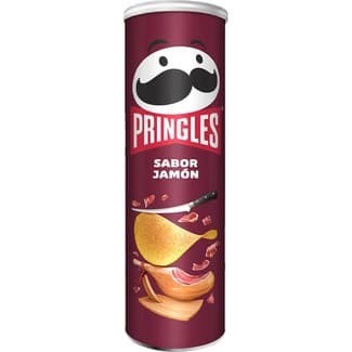 Aperitivo frito de patata sabor jamón lata 185 g - Pringles