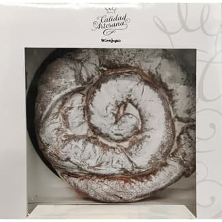 Ensaimada rellena de crema y nata natural montada caja 500 g - Calidad Artesana