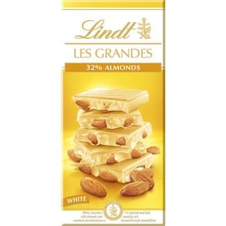 Chocolate blanco con 32% de almendras tableta 150 g - Lindt Les Grandes