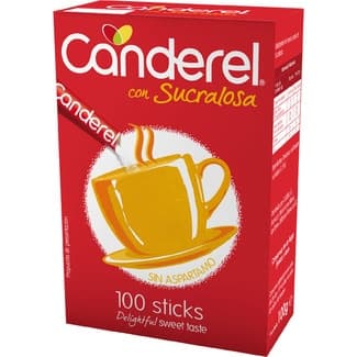 Edulcorante de mesa a base de aspartamo y acetilsulfame-K 100 sticks envase 100 g - Canderel