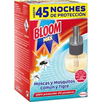 Max insecticida volador eléctrico moscas y mosquitos recambio 18 ml - Bloom