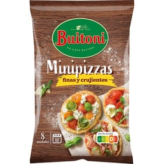 Minipizzas finas y crujientes 8 unidades envase 265 g - Buitoni