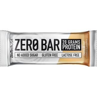 Zero barrita de proteínas sabor choco&cookies sin gluten, sin lactosa envase 50 g y sin azúcares añadidos - Biotech Usa