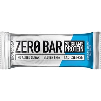 Zero barrita de proteínas sabor choco&coco sin gluten, sin lactosa envase 50 g y sin azúcares añadidos - Biotech Usa