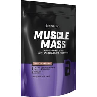 Muscle Mass bebida en polvo con 5 fuentes de hidratos de carbono envase 1 kg - Biotechusa