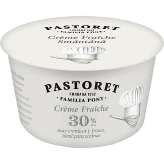 Nata fresca 30% M.G. para cocinar envase 170 g neto escurrido - Pastoret