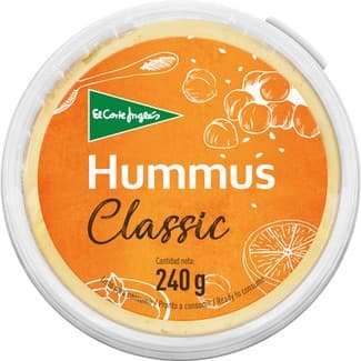 Hummus clásico tarrina 240 g - El Corte Ingles