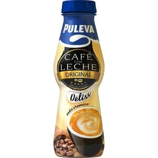 Bebida láctea de café original con leche sin gluten botella 220 ml - Puleva Seleccion