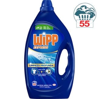 Detergente líquido Limpieza Profunda botella 55 dosis - Wipp Express
