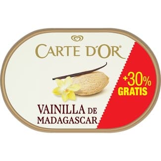 Helado con vainilla de Madagascar tarrina 900 ml + 30% gratis - Carte D'or