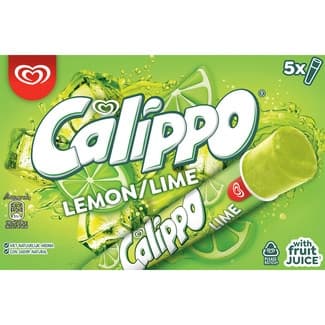 Lima-limón helado sabor lima-limón sin gluten 5 unidades estuche 525 ml - Calippo