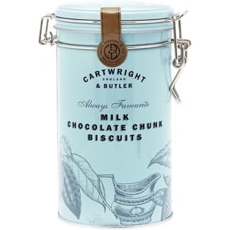 Galletas de mantequilla y chocolate con leche lata 200 g - Cartwright & Butler
