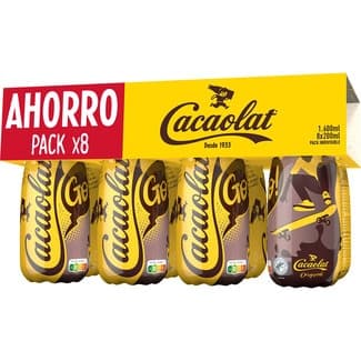 Batido de cacao sin gluten pack 8 botellas 200 ml - Cacaolat