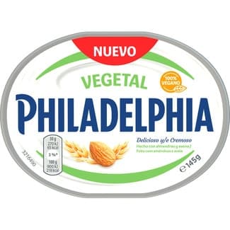 Crema de untar vegetal 100% vegano tarrina 145 g - Philadelphia