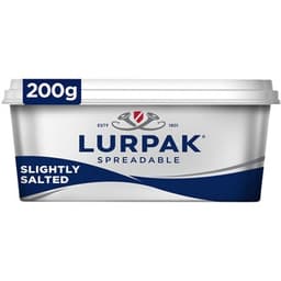 Mantequilla tradicional ligeramente salada fácil de untar tarrina 200 g - Lurpak