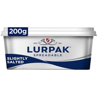 Mantequilla tradicional ligeramente salada fácil de untar tarrina 200 g - Lurpak