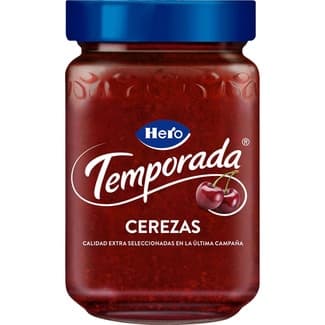 Mermelada de cerezas de temporada de España frasco 350 g - Hero