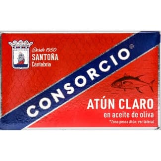 Atún claro en aceite de oliva lata 80 g - Consorcio