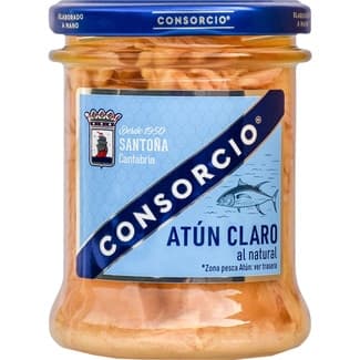 Atún claro al natural tarro 135 g neto escurrido - Consorcio