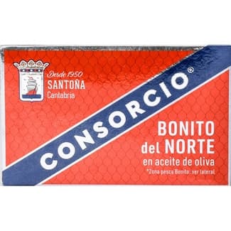 Bonito del norte en aceite de oliva lata 80 g neto escurrido - Consorcio