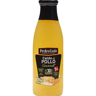 Caldo de pollo gourmet botella 725 ml - Pedro Luis