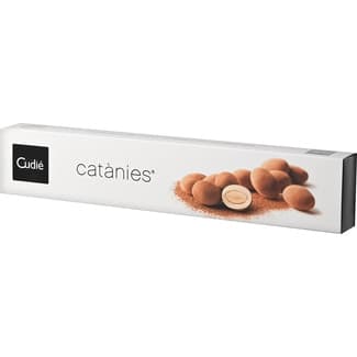 Catànies almendras caramelizadas recubiertas de praliné estuche 250 g - Cudie