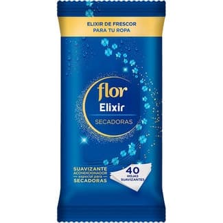 Toallitas suavizantes acondicionadoras especial para secadora paquete 40 unidades - Flor
