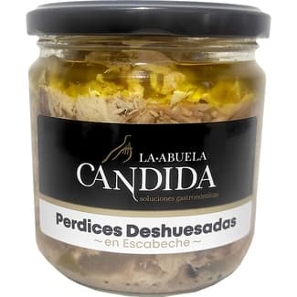 Perdices deshuesadas en escabeche frasco 300 g - La Abuela Candida