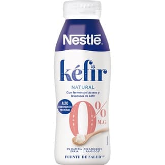 Kéfir natural desnatado 0% m.g. 0% azúcares añadidos botella 500 g - Nestle