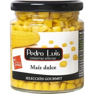 Maíz dulce selección gourmet frasco 160 g neto escurrido - Pedro Luis