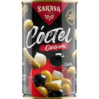 Cóctel de encurtidos en aceite de oliva lata 170 g neto escurrido - Sarasa