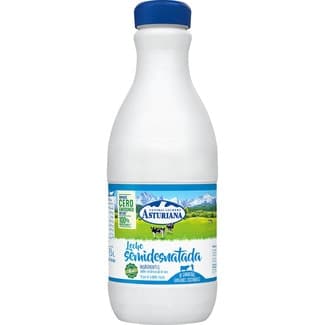 Leche semidesnatada botella 1,5 l - Asturiana