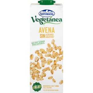 Bebida de avena sin azúcares brik 1 l - Asturiana Vegetanea