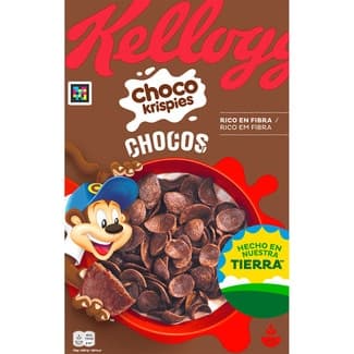 Cereales de desayuno Chocos chocolateados sin aceite de palma paquete 420 g - Kellogg's Choco Krispies