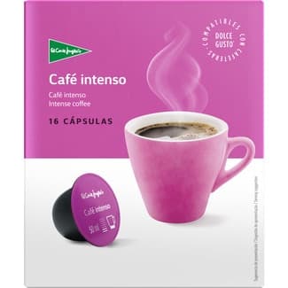 Café intenso estuche 16 cápsulas compatibles con máquinas Dolce Gusto - El Corte Ingles